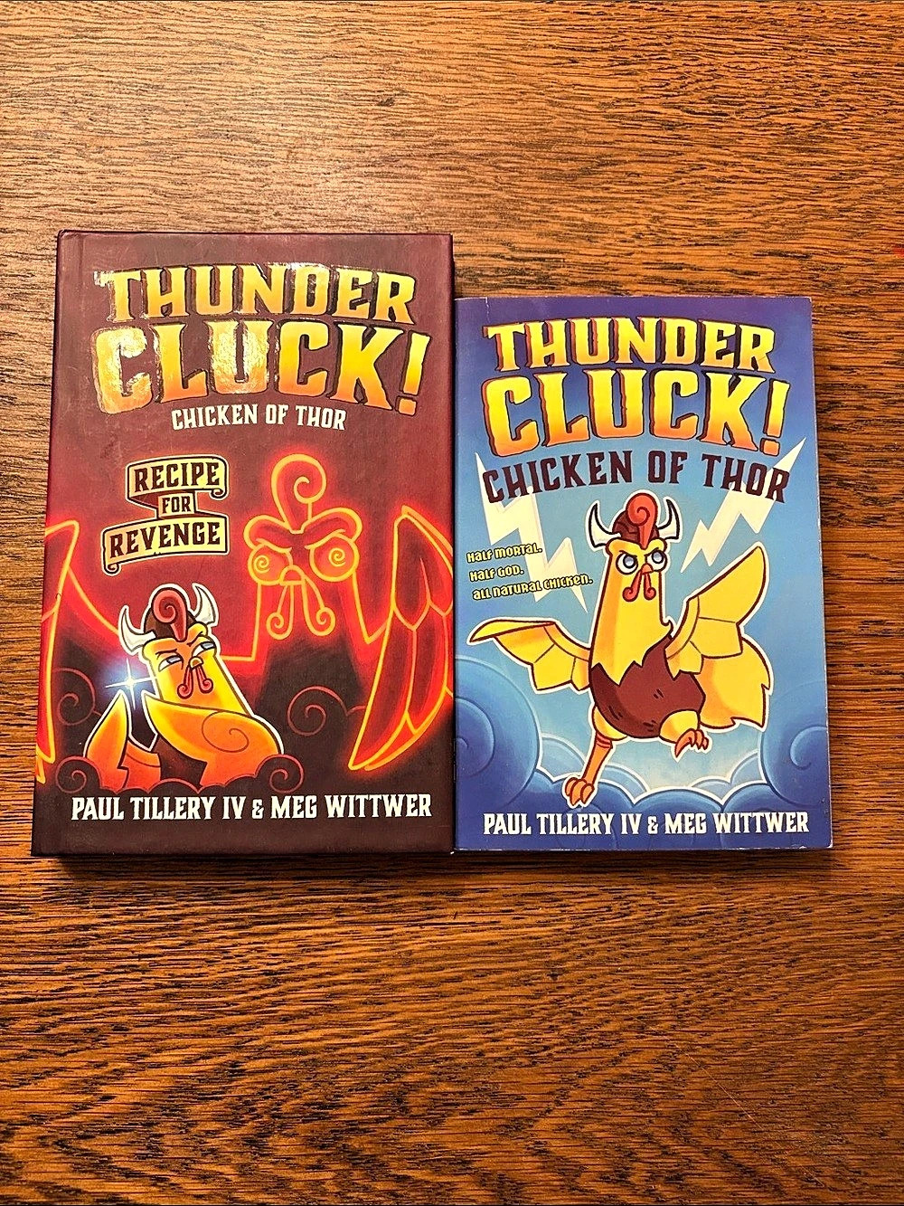 Thundercluck! Chicken of Thor - set of Two Books by Paul Tillery IV and Meg Witt